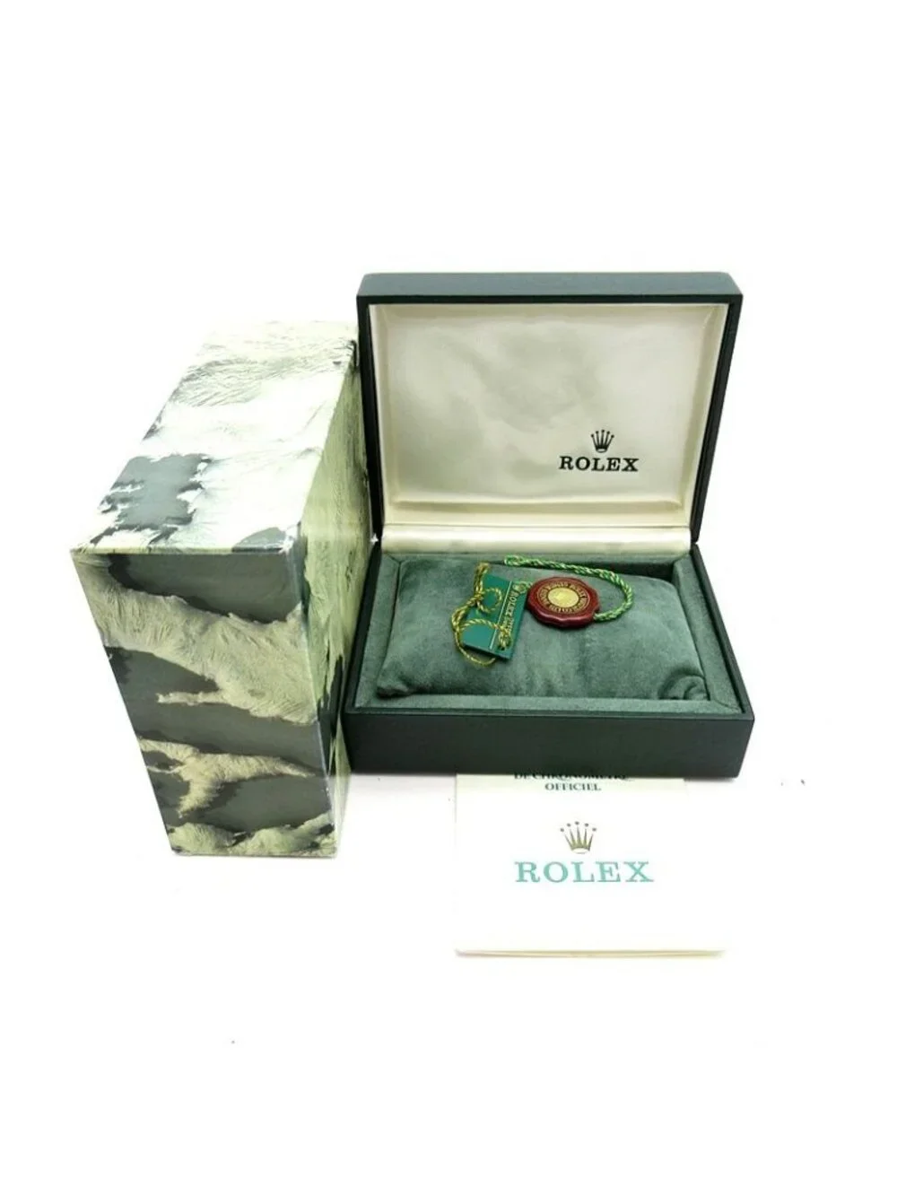 Rolex Datejust Watch Box 18k Yellow Gold SS Chien Color Polished